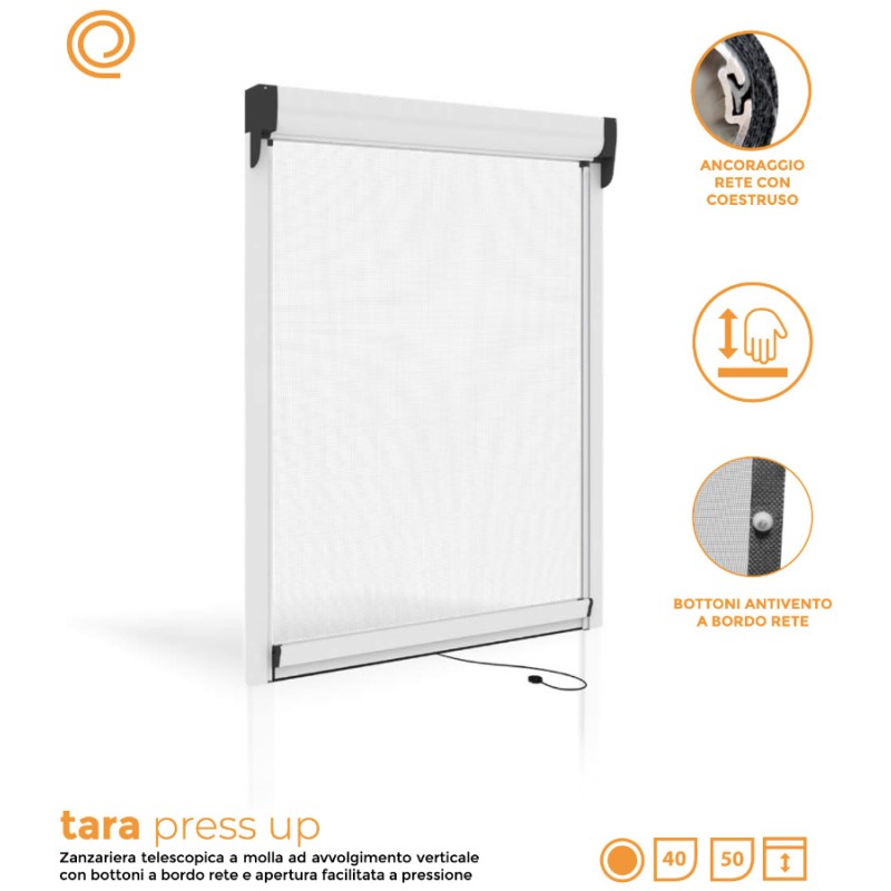 Tara Press Up Effezeta Vertical Mosquito Net with Pressure Opening