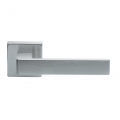 Techna Manital Door Handle in Brass Satin Chrome