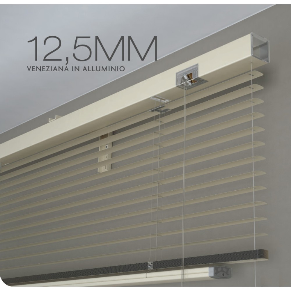 Aluminum Venetian Interior Blind with 12,5mm Slats