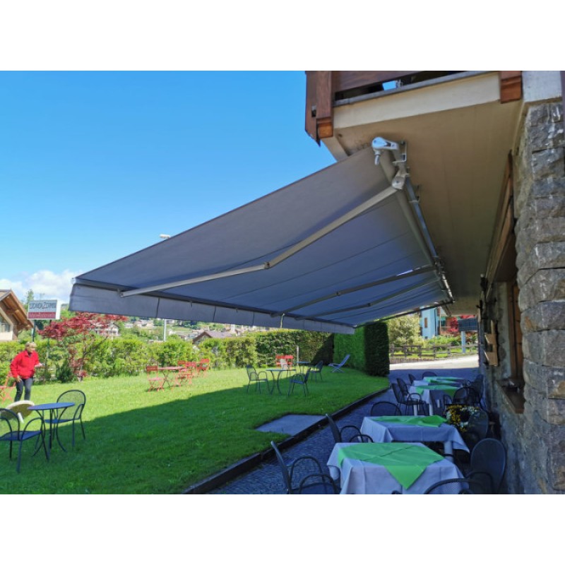 Square Bar Awning 40x40 mm Tempotest Fabric