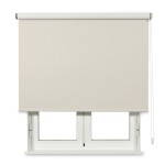 Blackout Roller Blind Ivory Solpor Viewtex