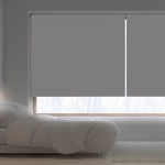 Blackout Curtain for Bedroom Solpor Gray Viewtex
