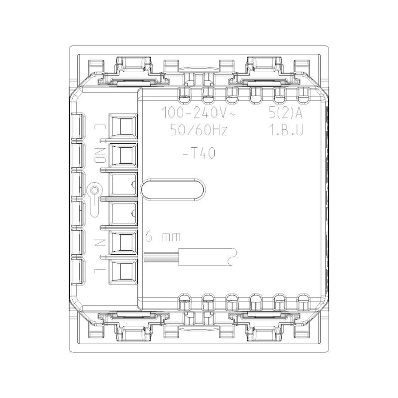 Thermostat VIMAR LINEA 30810.B/C/G Wheel Smart Home