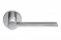 Tool Satin Chrome Door Handle on Rosette by Architect Michele De Lucchi for Colombo Design