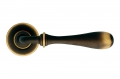 Tosca Aged Brass Door Handle Shabby Chic Style Linea Calì