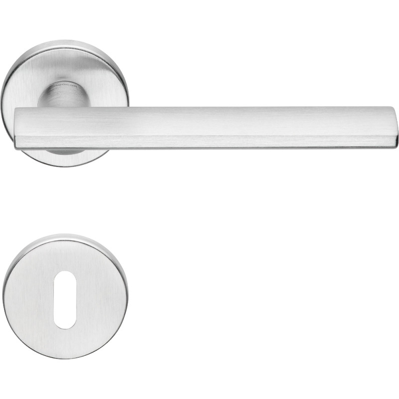 Touch Zincral Linea Calì Door Handle Apparently Suspended