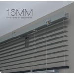 Aluminum Venetian Blind with 16 mm Slats Awning with Rope and Rod
