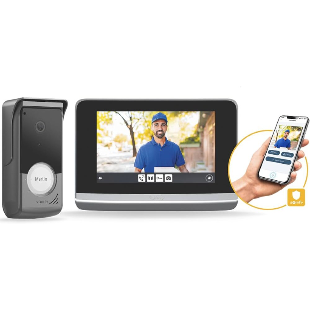 Connected Video Intercom Somfy V500 Connect with Touch Screen
