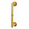 Vienna Straight Pull Handle With Roses Screws in View in Classic Style Not Passing Bal Becchetti