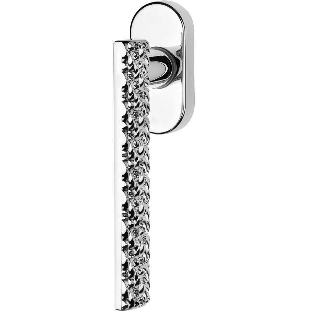 Vision Zincral Linea Calì Window Handle with Embossed Grip