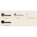 Vision Zincral Linea Calì Door Handle with Embossed Grip