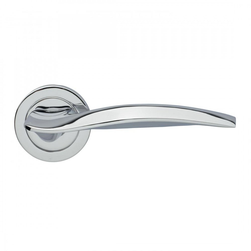 Wind Design Manital Polished Chrome Pair of Door Lever Handles