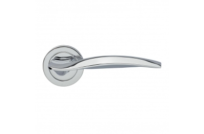 Wind Design Manital Polished Chrome Pair of Door Lever Handles