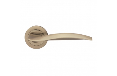 Wind Design Manital Satin Nickel Pair of Door Lever Handles