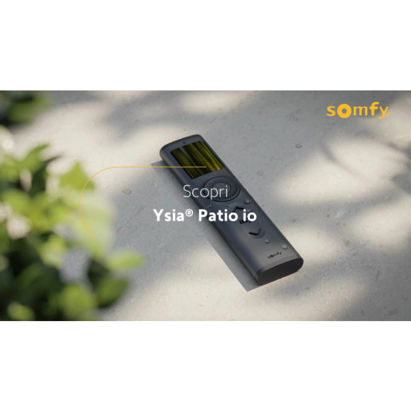 Ysia Patio io Somfy 16-Channel Smart Remote Control for Outdoor Use