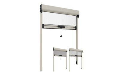 Vertical Anti-Bug Mosquito Net Officine Rami with Guides Zip 50