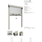 Vertical Slim Mosquito Net for Window Licia Rami Made in Italy
