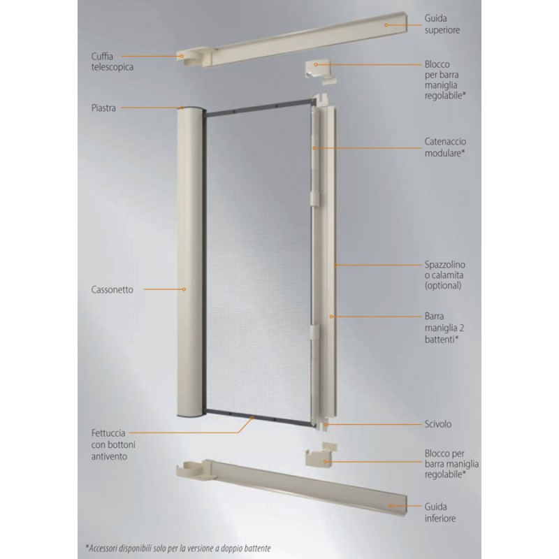 Mosquito Net Bettio Beta 1 Swing Shift Side Traditional