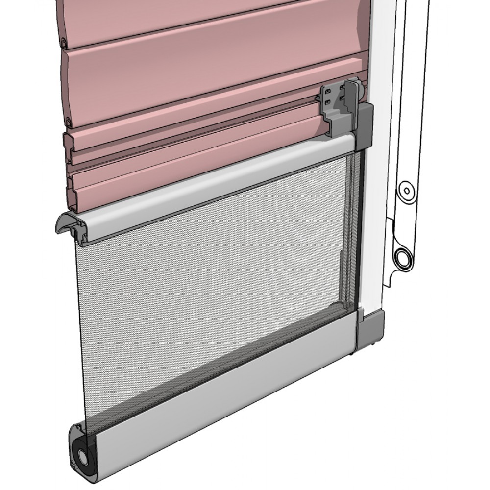 Flyscreen Bettio Flip 2 for Blinds in Jut with Lateral Lever
