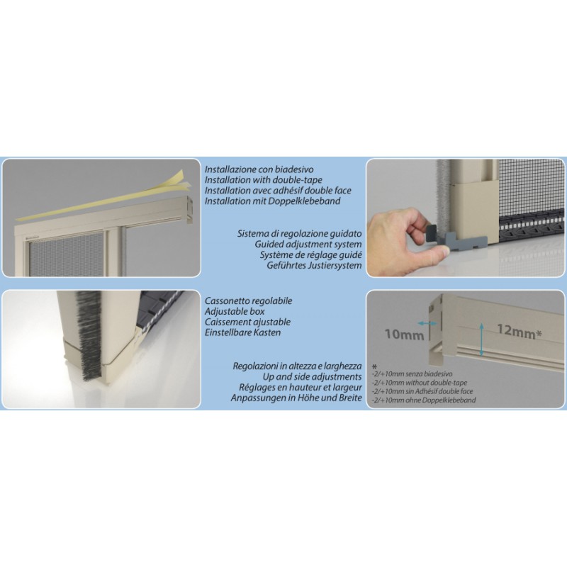 Bettio Flyscreen Miniscenica evo 2 Shutters Side Scrolling Without Barriers 40