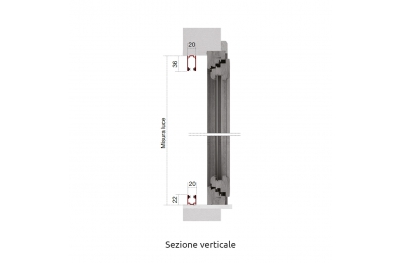 Side Mosquito Net 1 Door with Magnet for Easy and Safe Closing Micro Zanzar Type